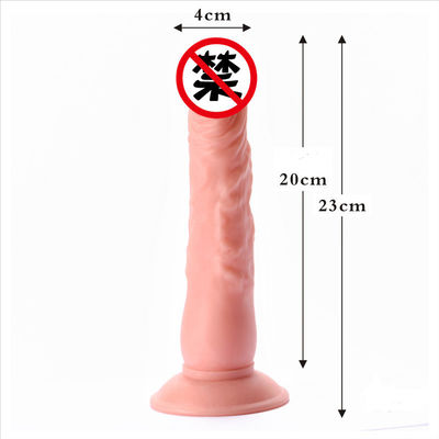Do pênis realístico do silicone de IPX6 40mm brinquedos Clitoral da estimulação para a mulher