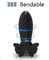 Brinquedo de satisfação preto IPX6 do sexo do vibrador de Licker do otário de Clit impermeável